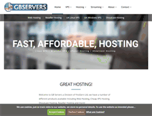 Tablet Screenshot of gbservers.co.uk